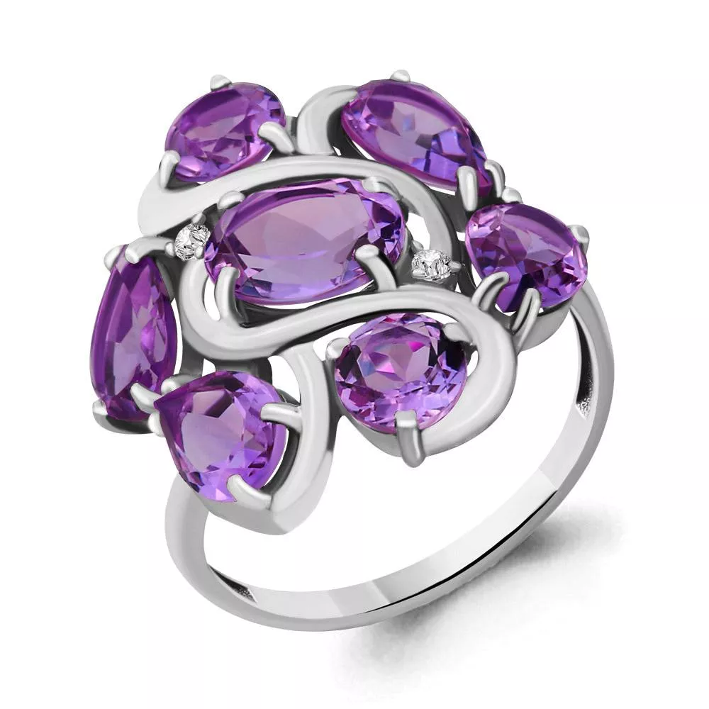 Кольцо, артикул LV6904804, серебро