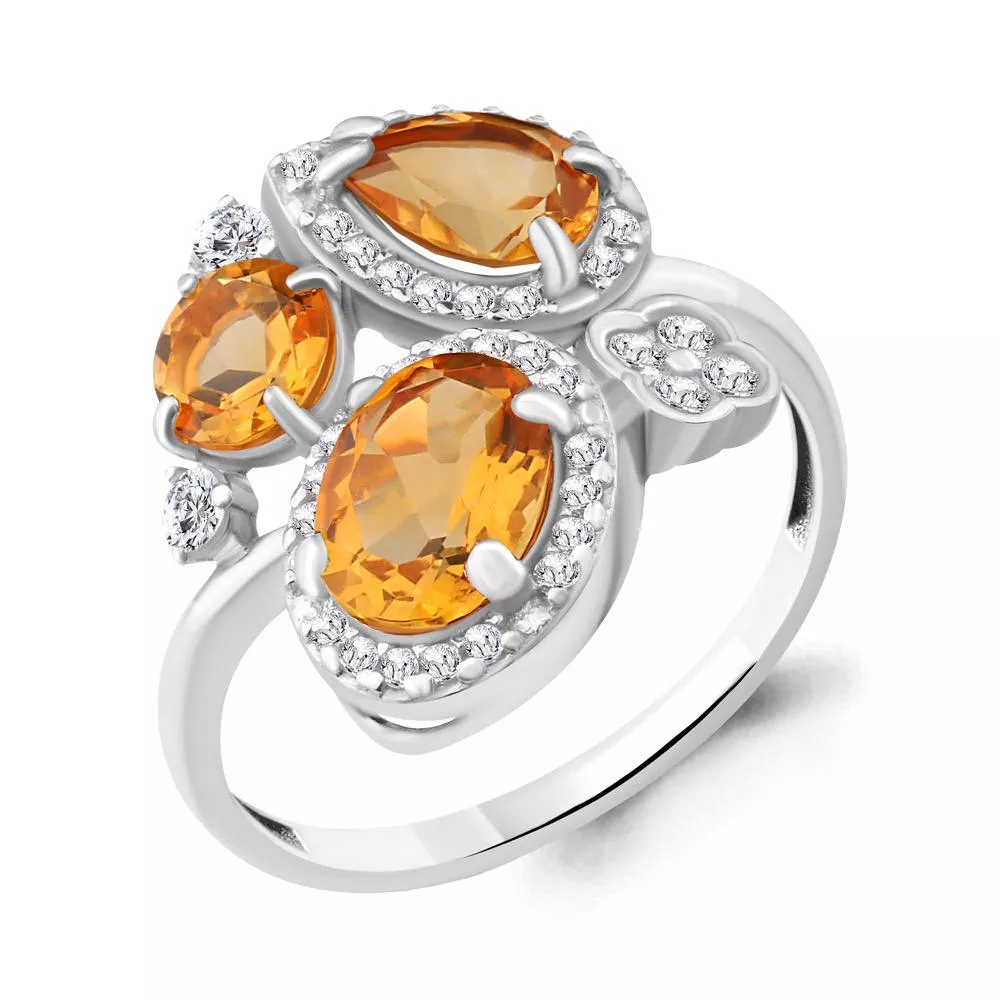 Кольцо из серебра, артикул LV6904506А