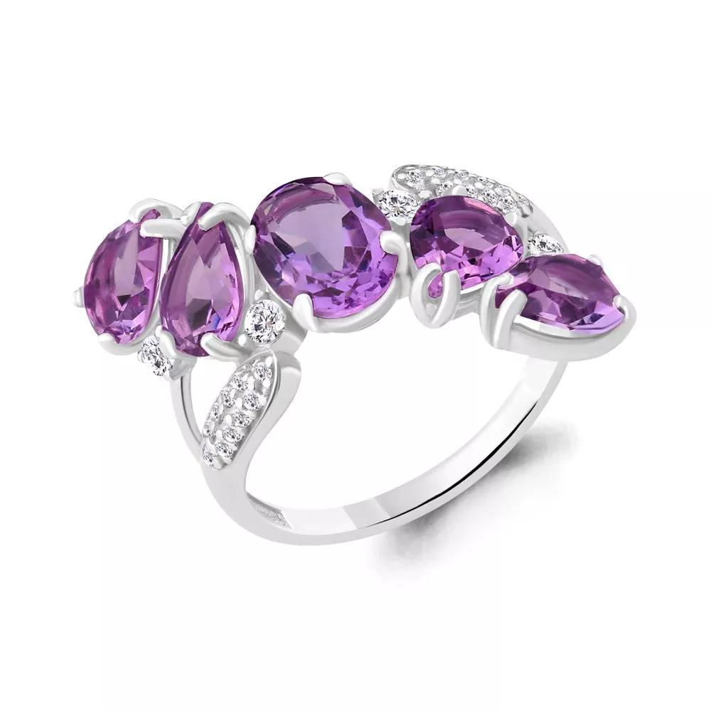 Кольцо, серебро, артикул LV6904404А