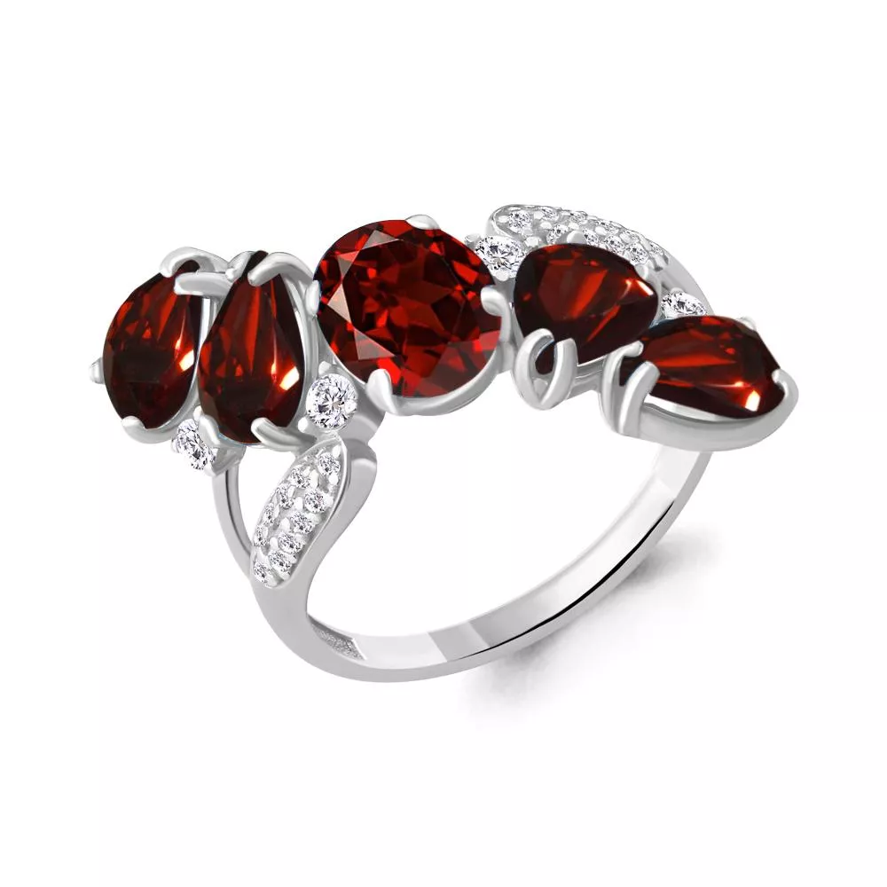 Кольцо, артикул LV6904403А, серебро