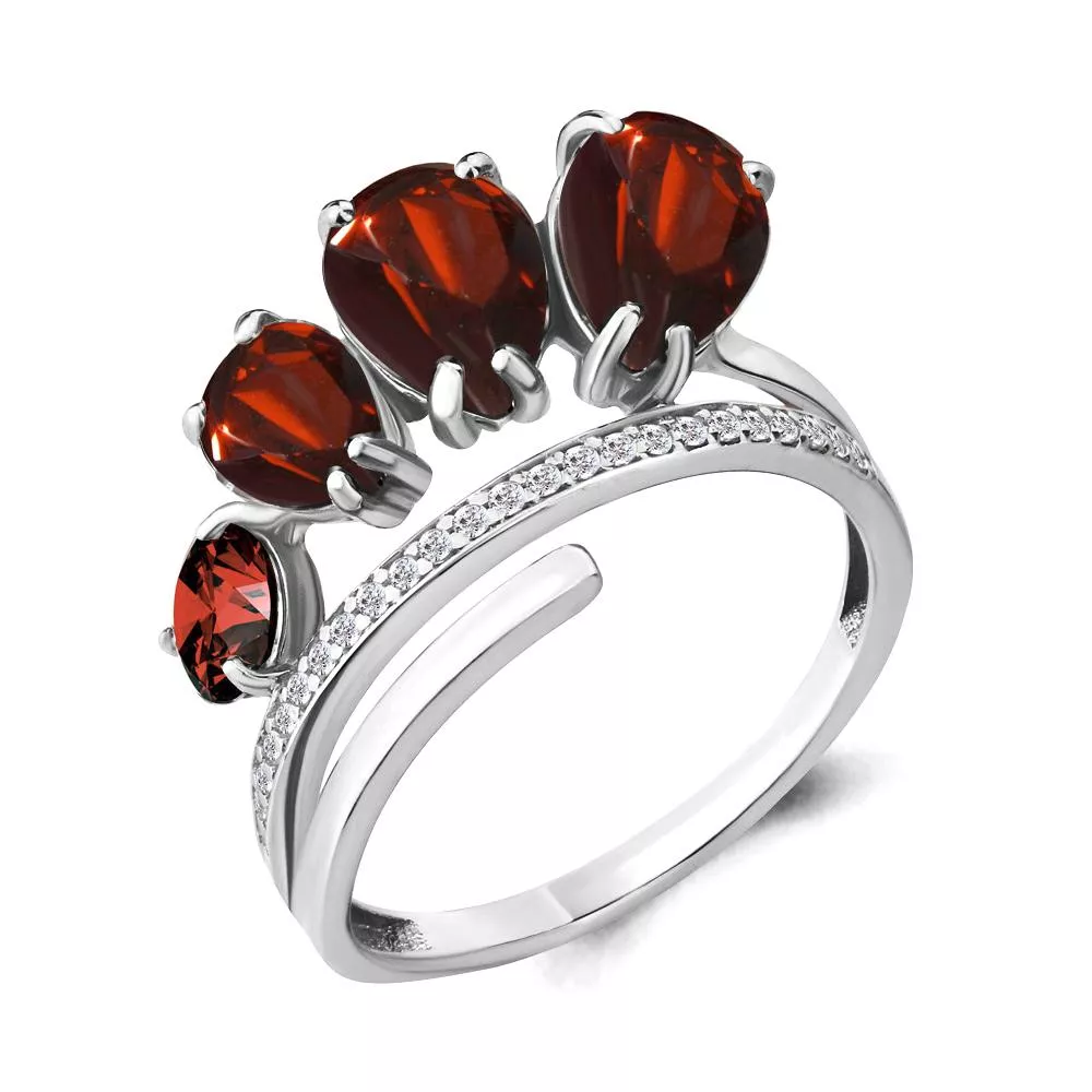 Кольцо из серебра, артикул LV6904303А