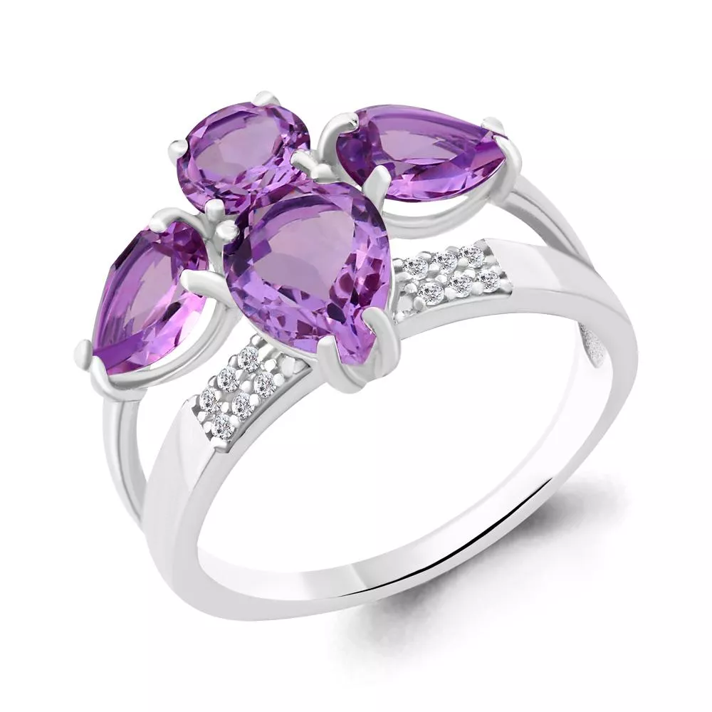 Кольцо, артикул LV6904204А, серебро