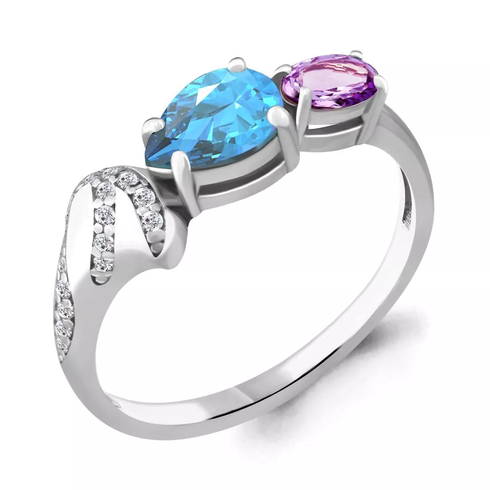 Кольцо, артикул LV6903930А, серебро