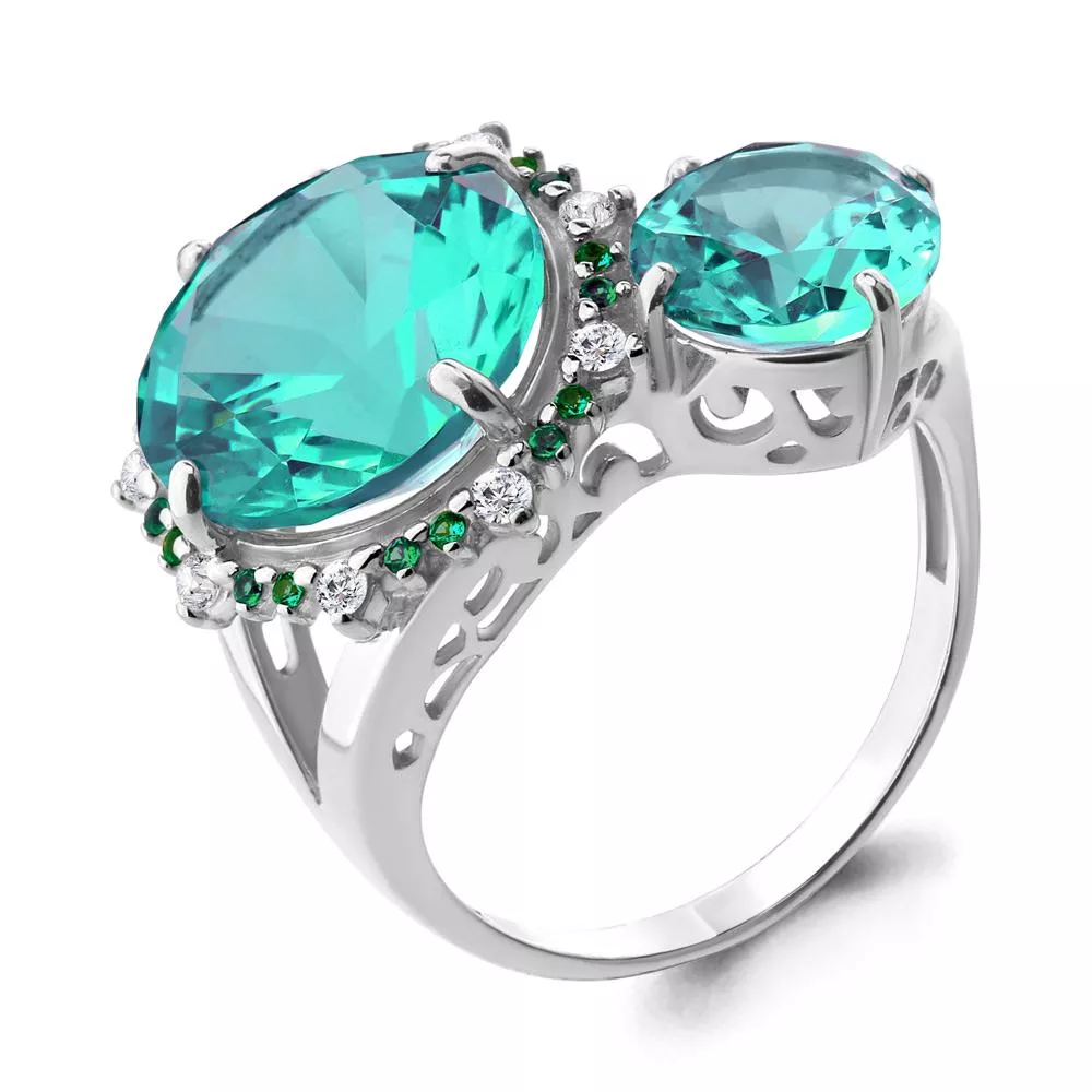 Кольцо, артикул LV6903688Г, серебро