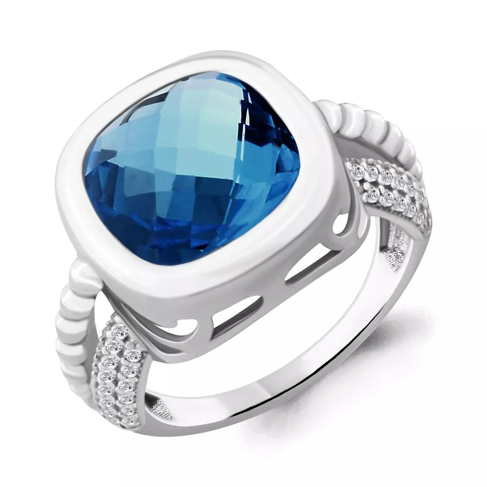 Кольцо из серебра, артикул LV6903493А