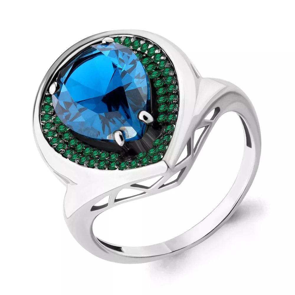 Кольцо, артикул LV6903393Г, серебро