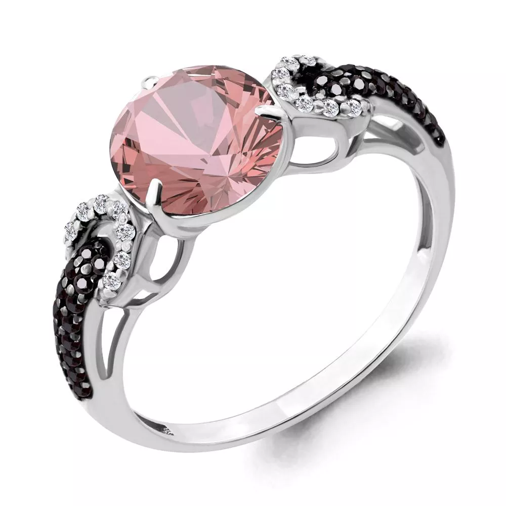 Кольцо, артикул LV6903190Ч, серебро