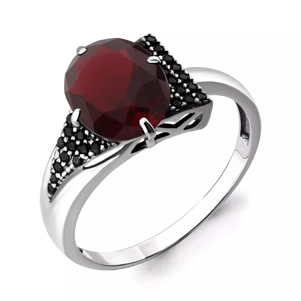 Кольцо, артикул LV6902885Ч, серебро