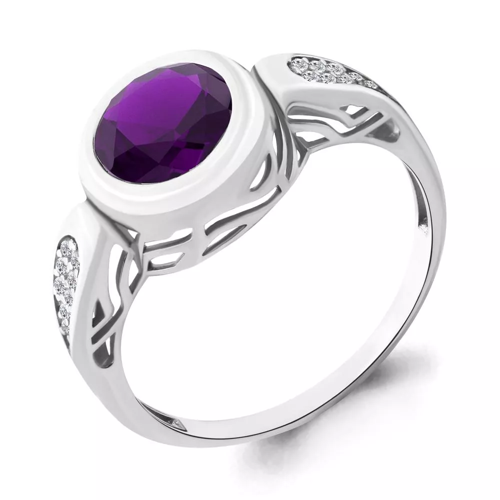 Кольцо из серебра, артикул LV6902684А