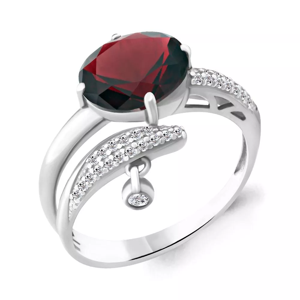 Кольцо из серебра, артикул LV6902485А