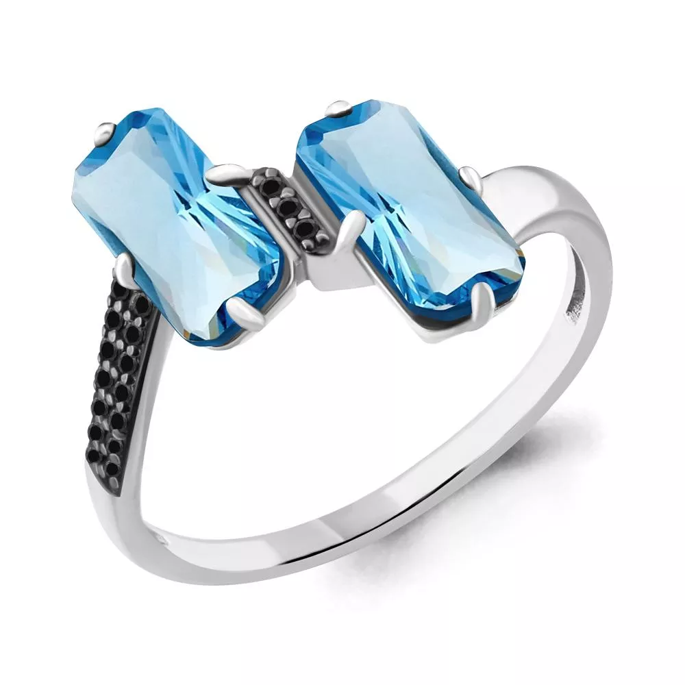 Кольцо, серебро, артикул LV6902292Ч