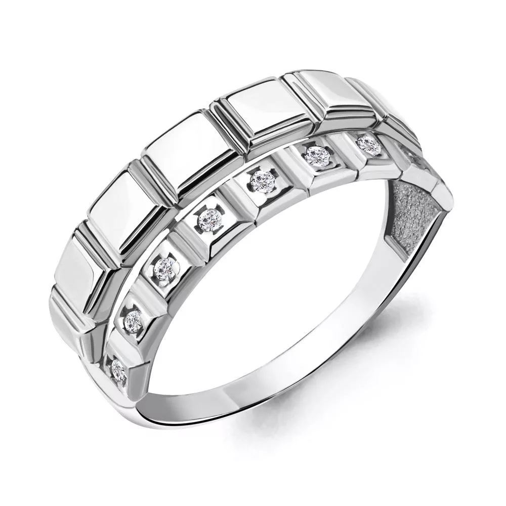 Кольцо, артикул LV68424А, серебро