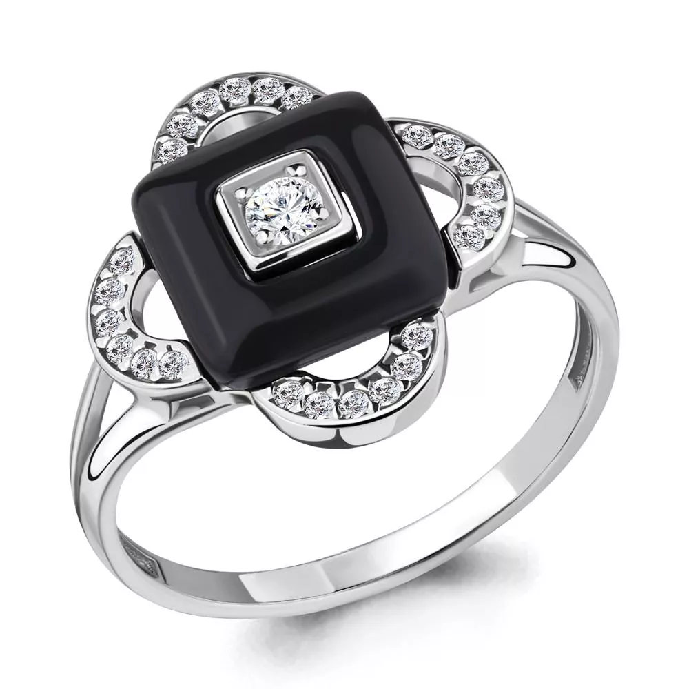 Кольцо, серебро, артикул LV68403А