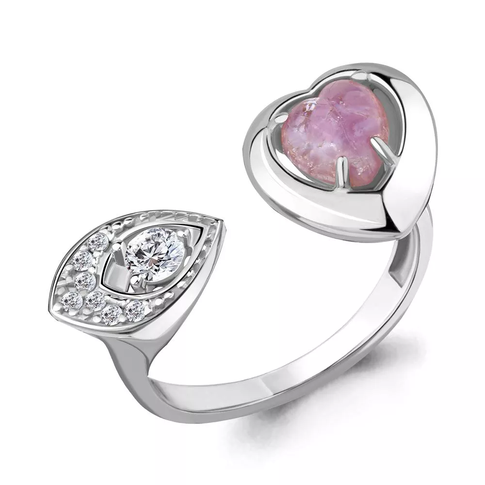 Кольцо, артикул LV68401АД, серебро