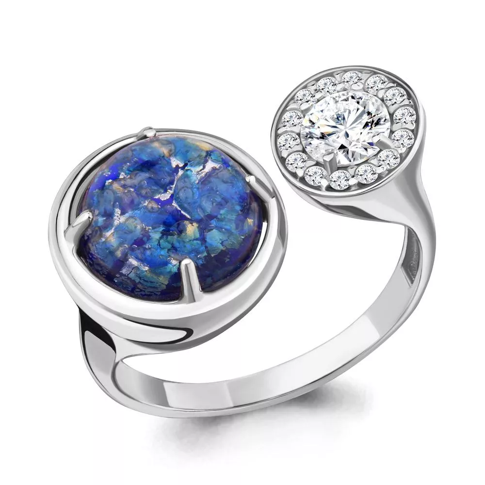 Кольцо, серебро, артикул LV68399АБ