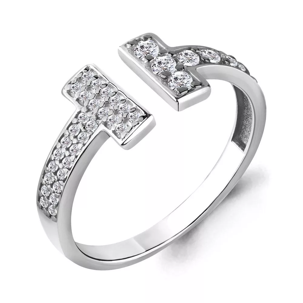 Кольцо, артикул LV68384А, серебро