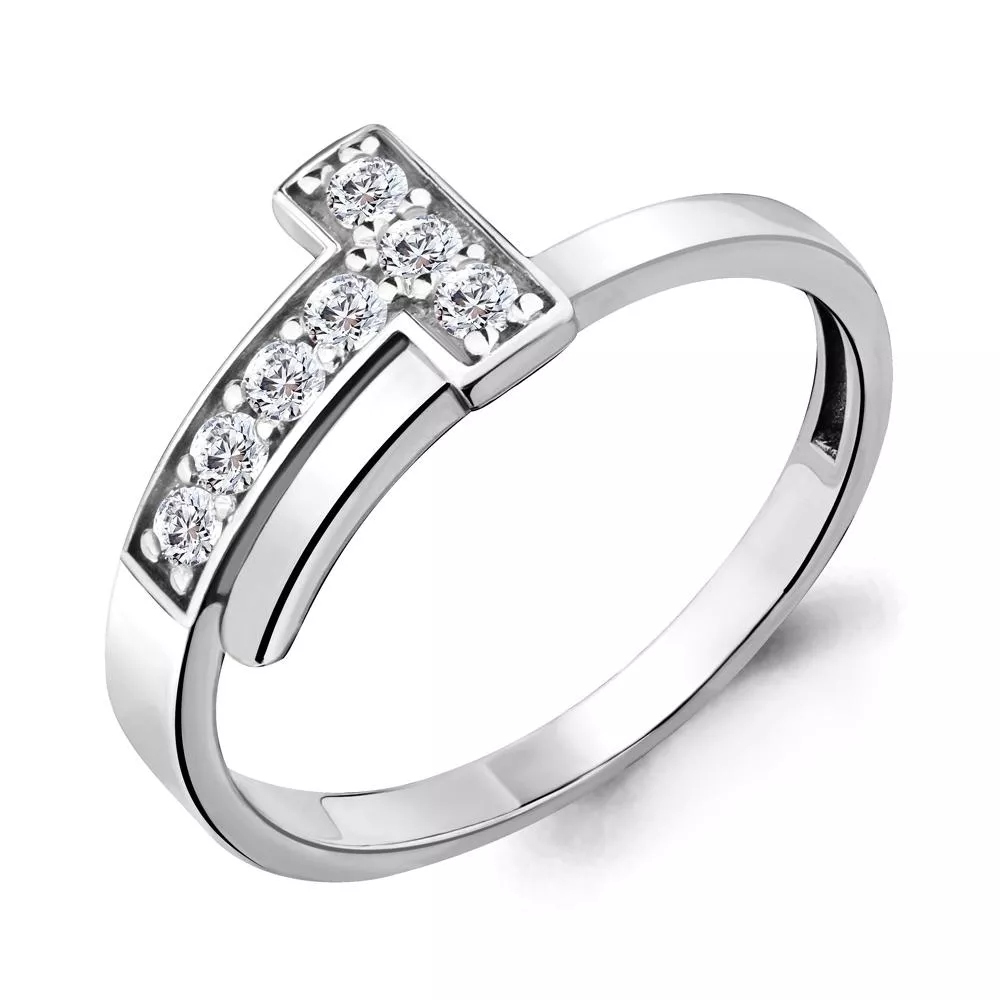 Кольцо, серебро, артикул LV68383А