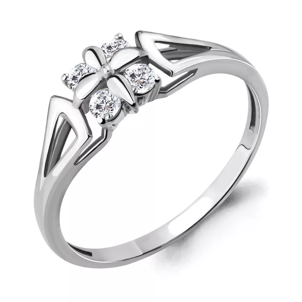 Кольцо, артикул LV68316А, серебро