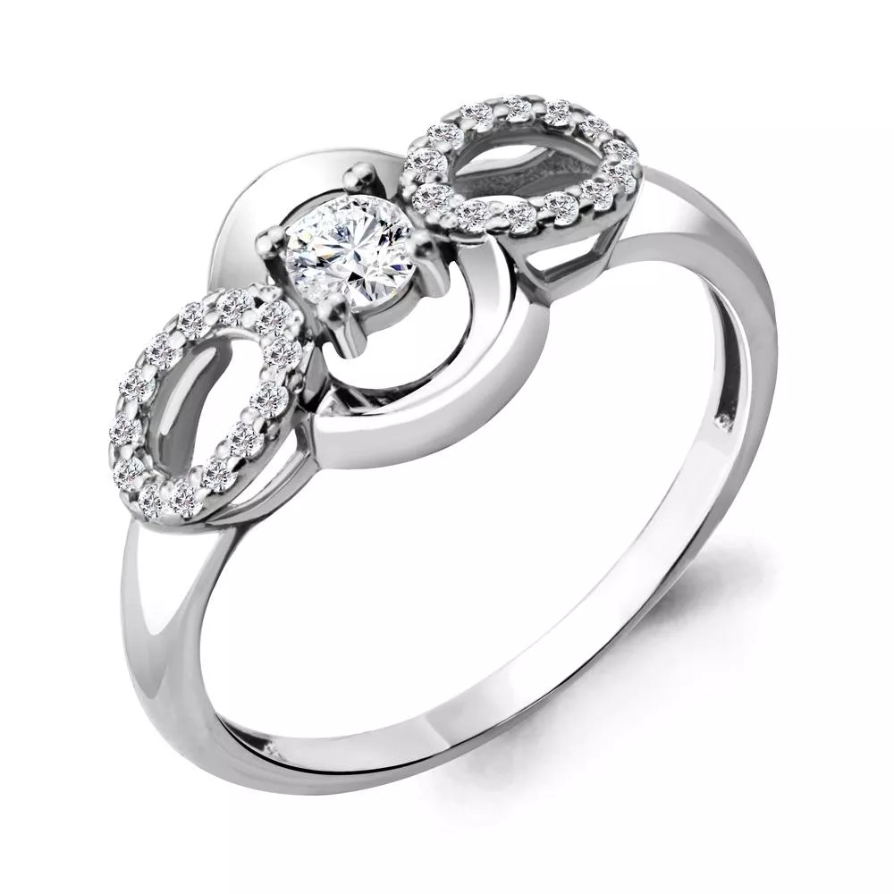 Кольцо, артикул LV68314А, серебро