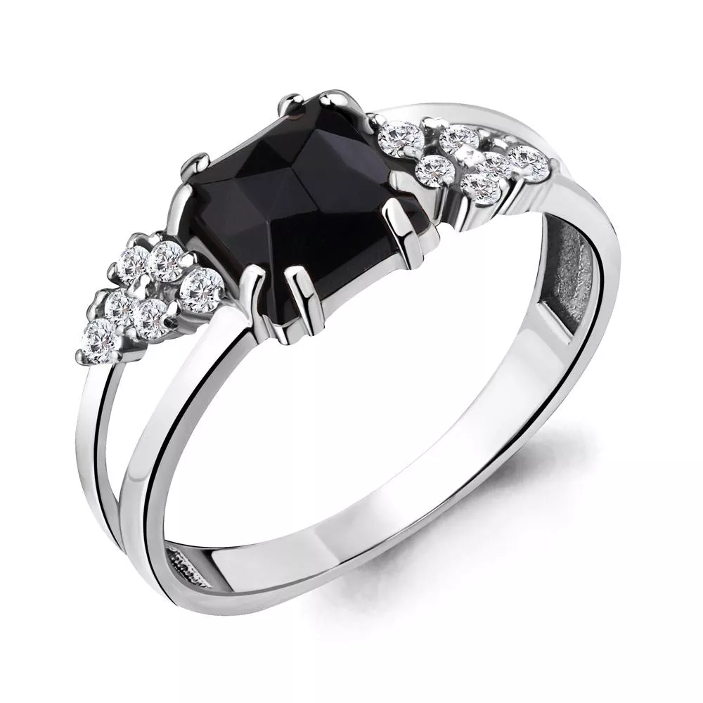 Кольцо, артикул LV68308АЧ, серебро