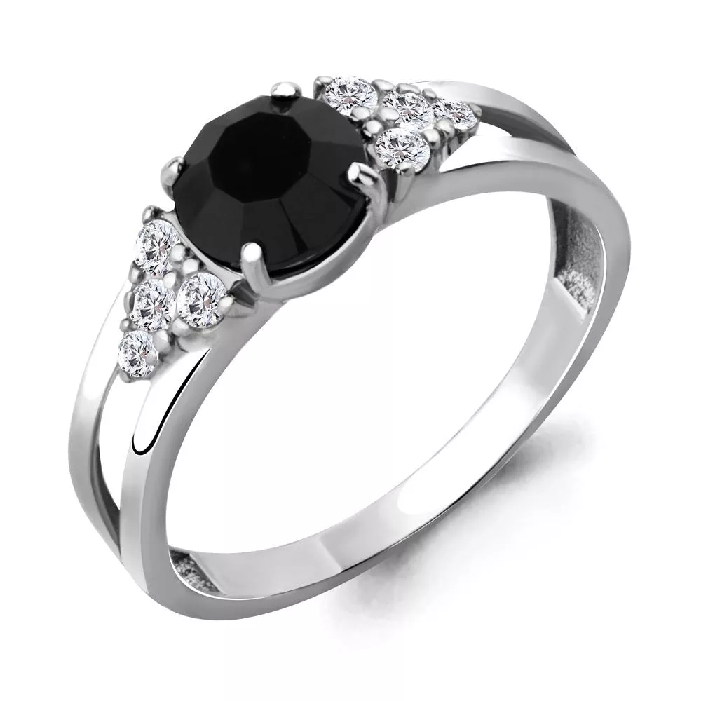 Кольцо, артикул LV68301АЧ, серебро