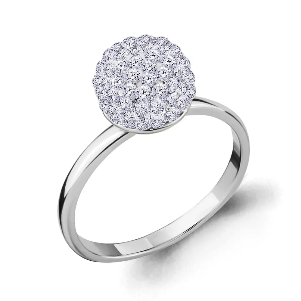 Кольцо из серебра, артикул LV68255