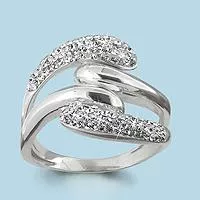 Кольцо, артикул LV68250, серебро