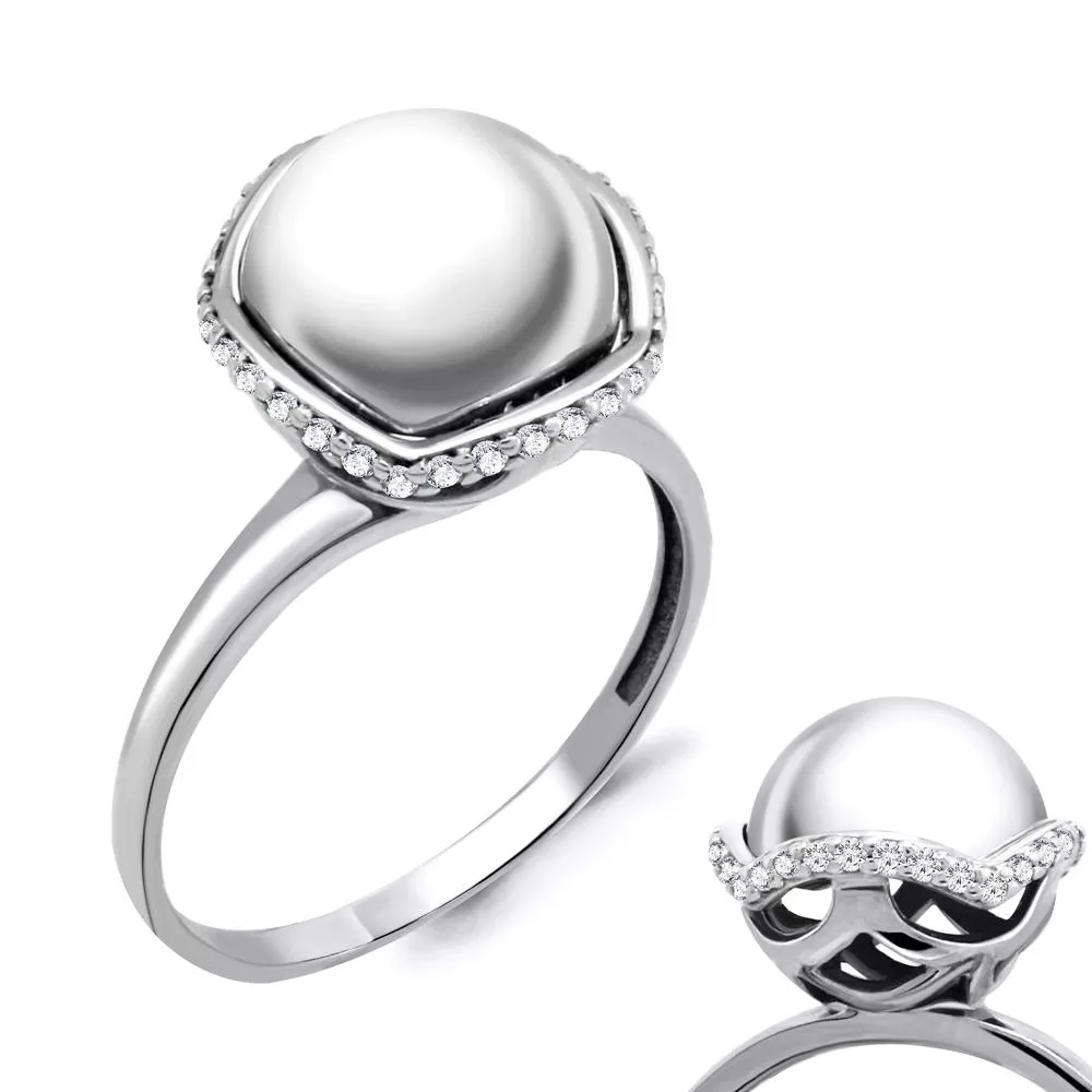 Кольцо из серебра, артикул LV68228А