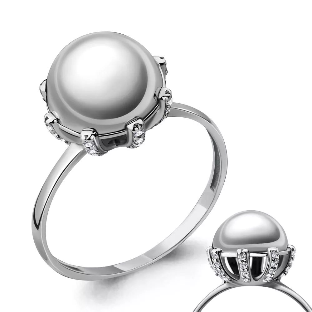 Кольцо из серебра, артикул LV68223А