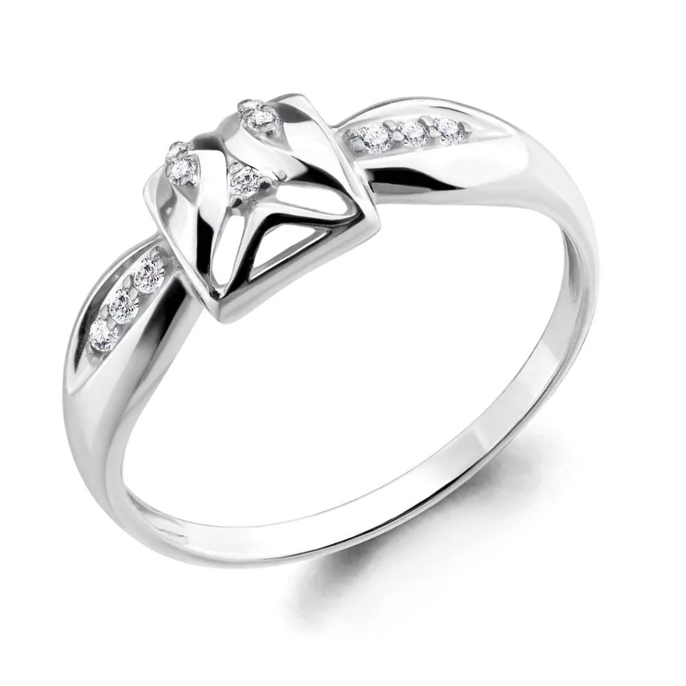 Кольцо, артикул LV68154А, серебро