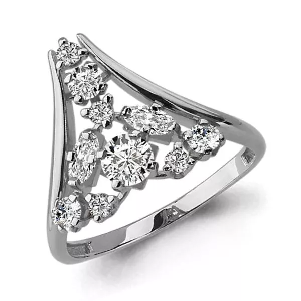 Кольцо из серебра, артикул LV68117А