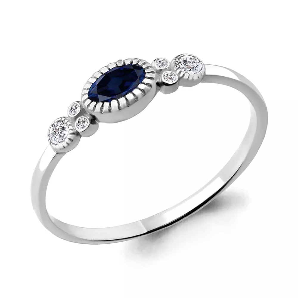 Кольцо, артикул LV68110Б, серебро