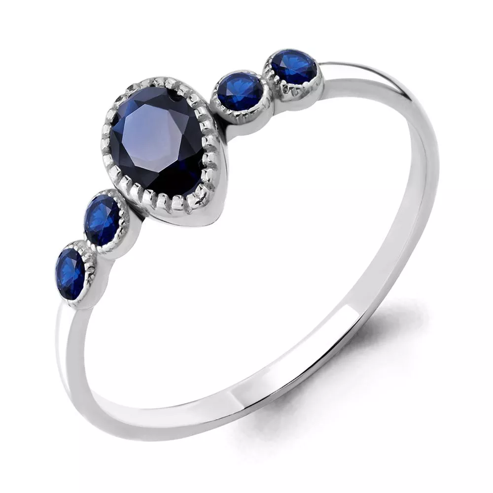 Кольцо, серебро, артикул LV68109Б