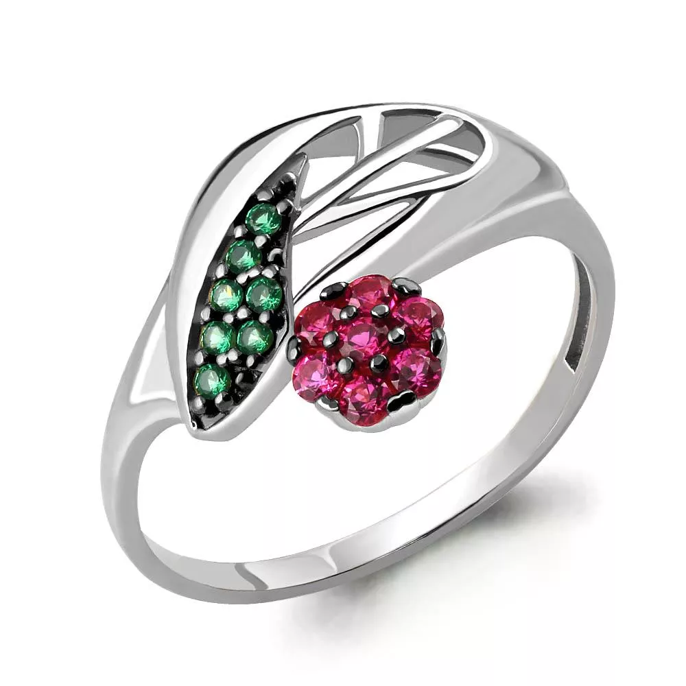 Кольцо, артикул LV68094ГВ, серебро