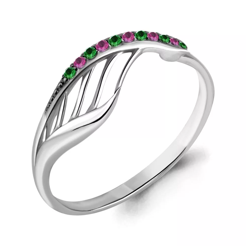 Кольцо из серебра, артикул LV68090ГВ