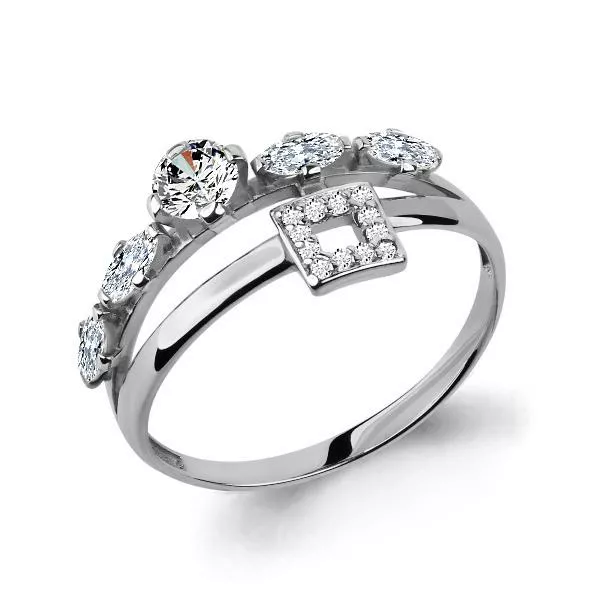 Кольцо, серебро, артикул LV68081А