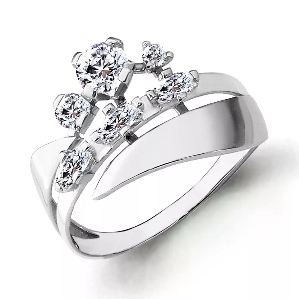 Кольцо из серебра, артикул LV68076А