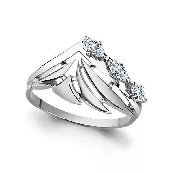 Кольцо, серебро, артикул LV68072