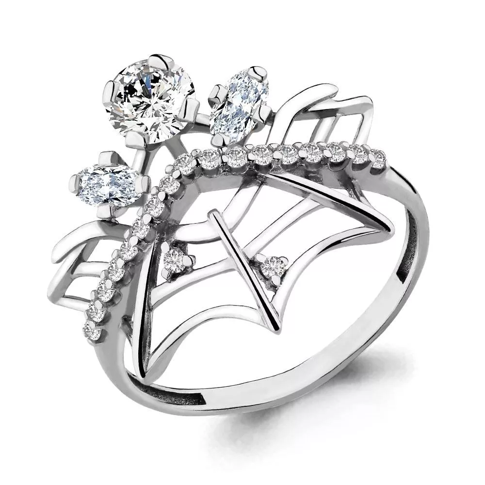 Кольцо из серебра, артикул LV68067А