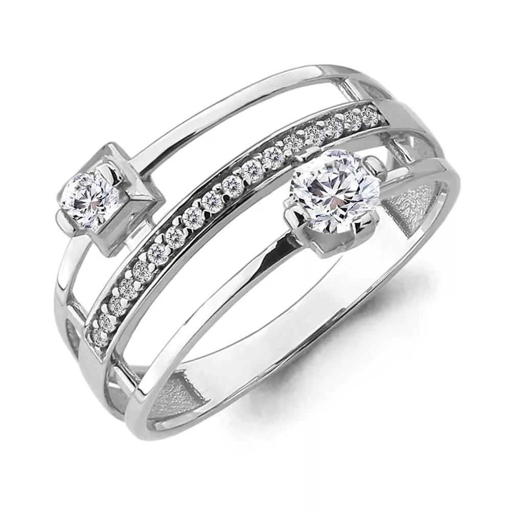 Кольцо, серебро, артикул LV68063А