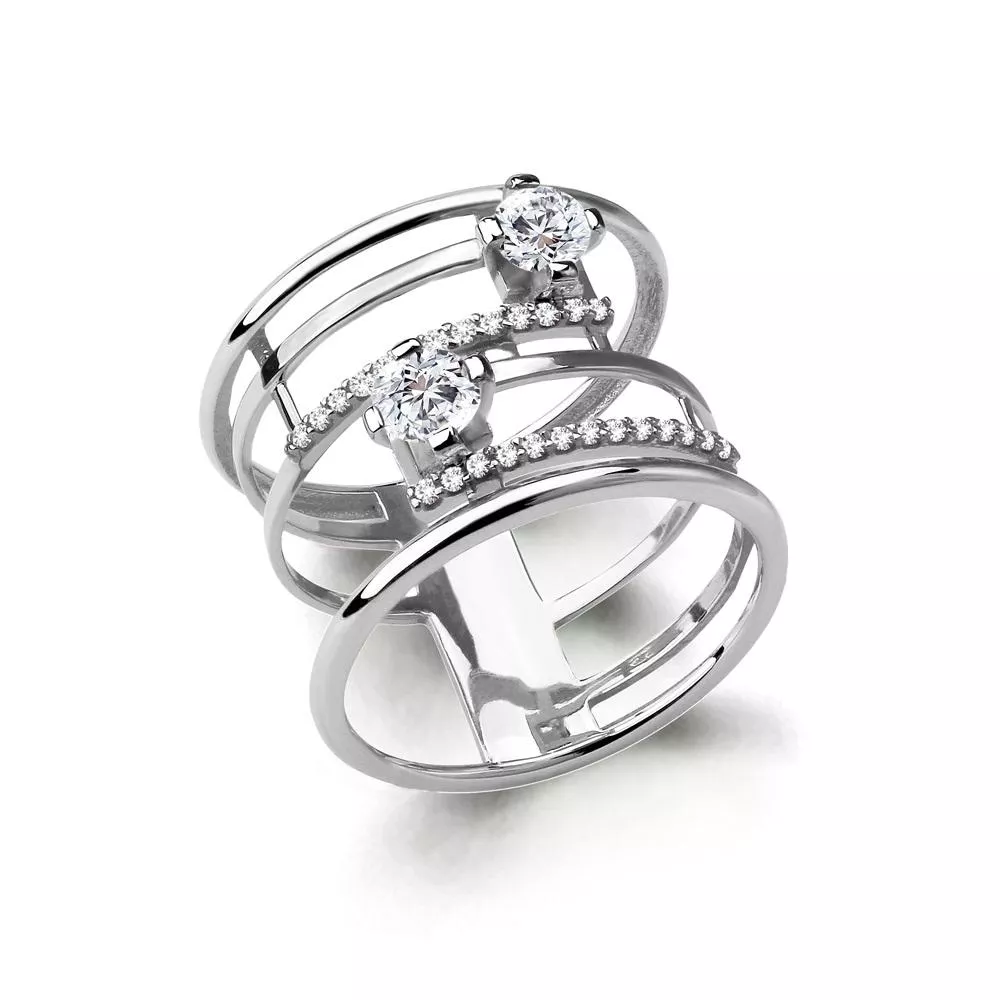 Кольцо, серебро, артикул LV68057А