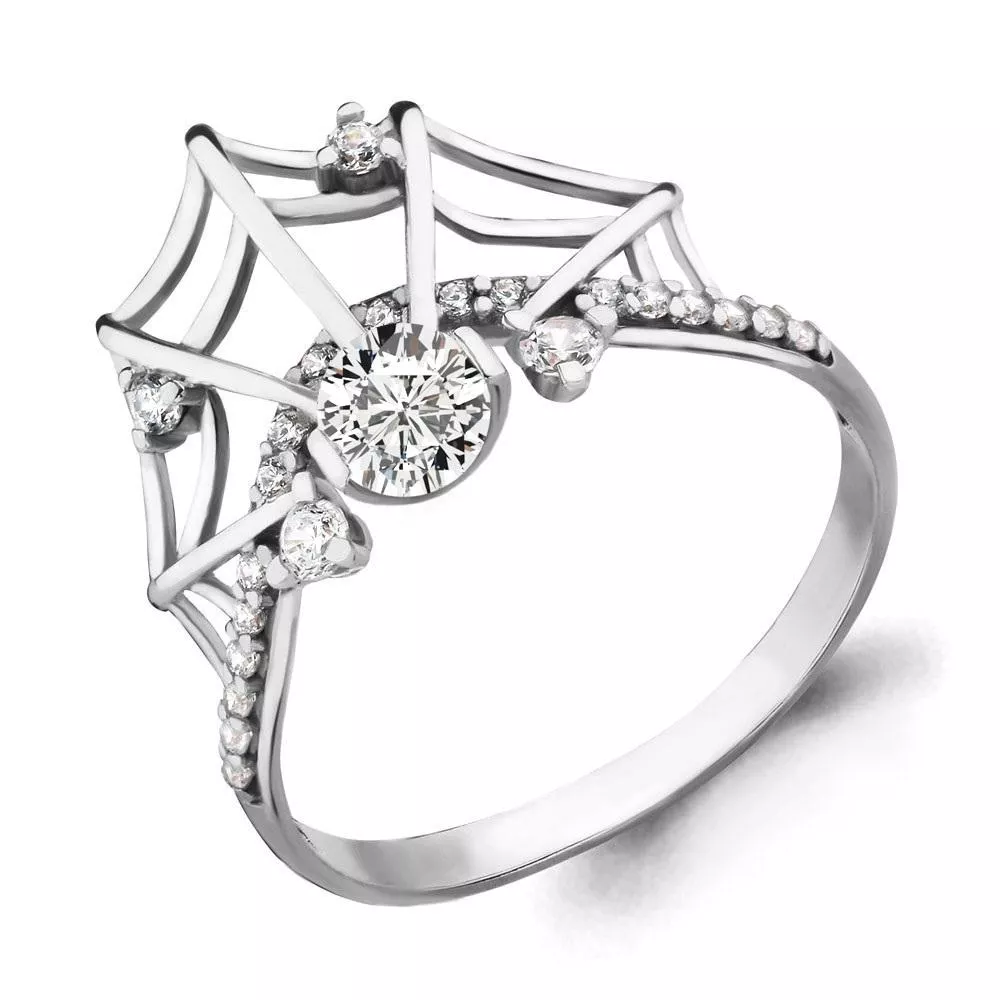 Кольцо, артикул LV68056А, серебро