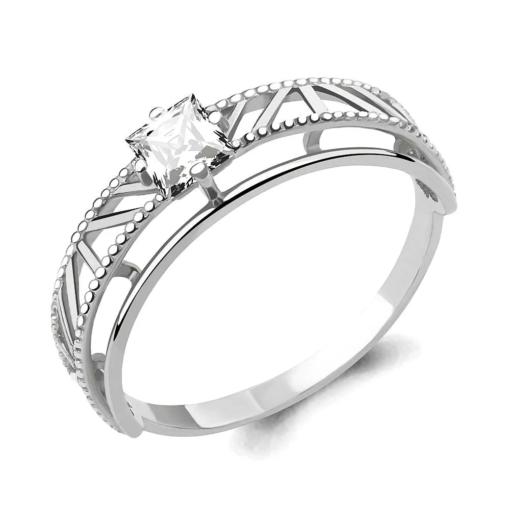 Кольцо, артикул LV68054, серебро