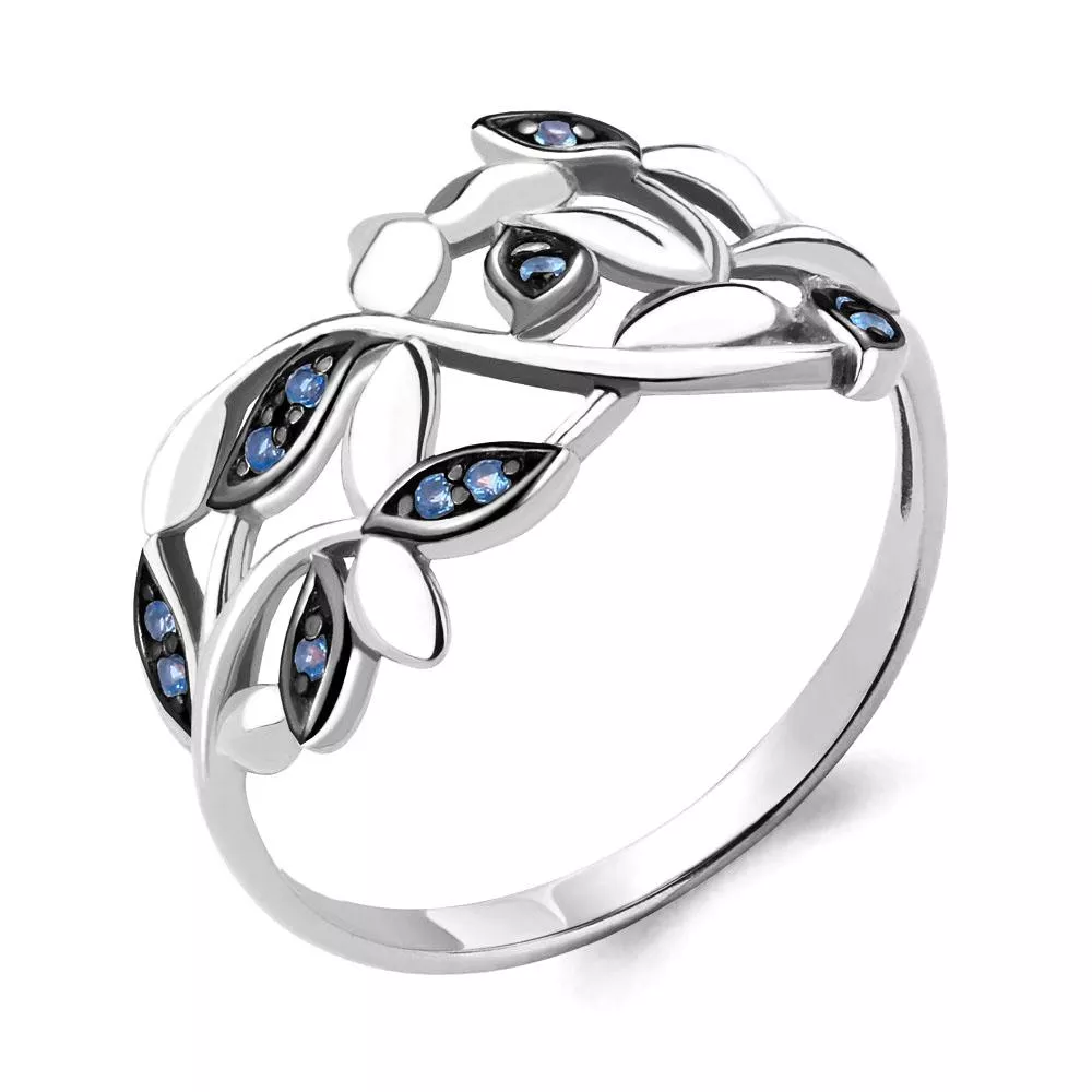 Кольцо, серебро, артикул LV68044Б