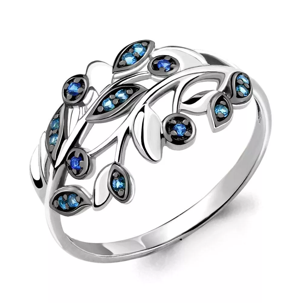 Кольцо из серебра, артикул LV68043Б