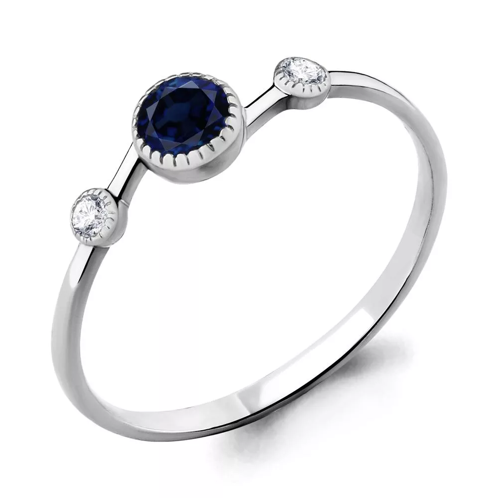 Кольцо, серебро, артикул LV68039Б