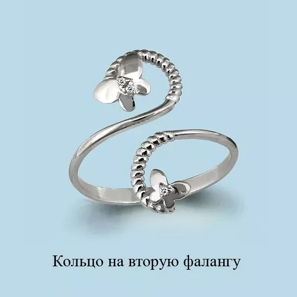 Кольцо, артикул LV67527А, серебро