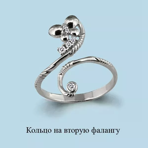 Кольцо из серебра, артикул LV67526А