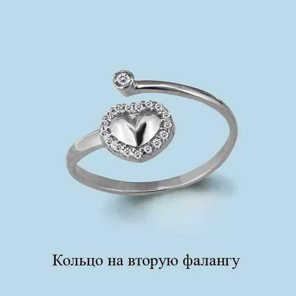 Кольцо из серебра, артикул LV67523А