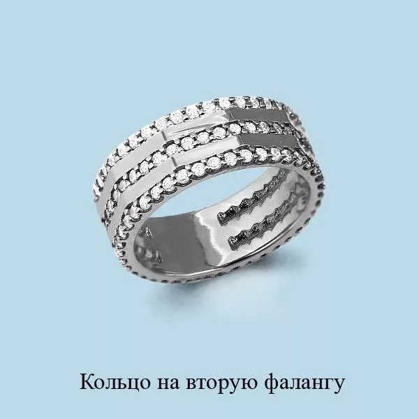 Кольцо, серебро, артикул LV67507А